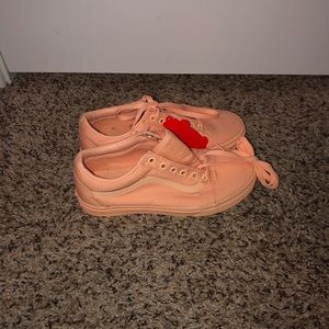 Woman’s size 7 Peach low top Vans
